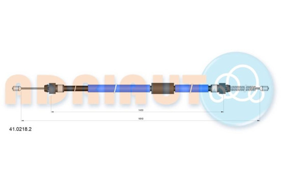 Pull cable, parking brake