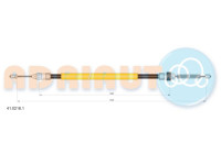 Pull cable, parking brake