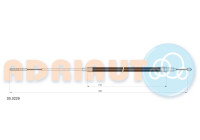 Pull cable, parking brake