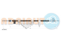 Pull cable, parking brake