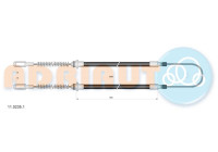 Pull cable, parking brake