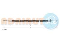 Pull cable, parking brake