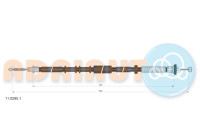 Pull cable, parking brake