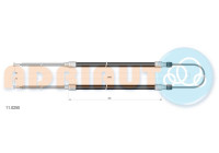 Pull cable, parking brake