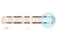 Pull cable, parking brake