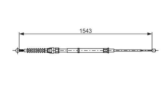Pull cable, parking brake, Image 5
