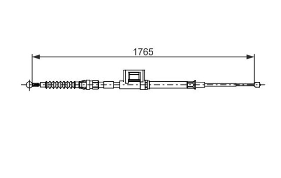 Pull cable, parking brake, Image 5