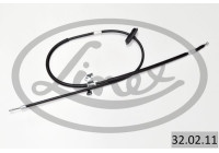 Pull cable, parking brake