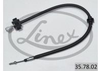 Pull cable, parking brake