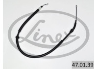 Pull cable, parking brake