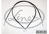 Pull cable, parking brake