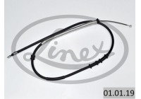 Pull cable, parking brake