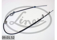 Pull cable, parking brake