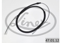 Pull cable, parking brake