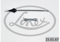 Pull cable, parking brake