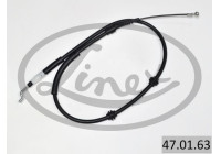 Pull cable, parking brake