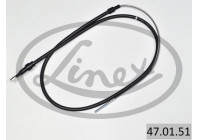 Pull cable, parking brake