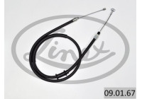 Pull cable, parking brake