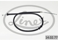 Pull cable, parking brake