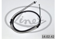 Pull cable, parking brake