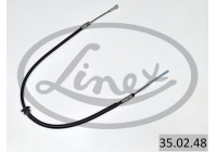 Pull cable, parking brake