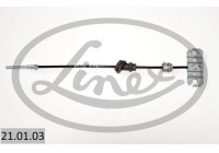 Pull cable, parking brake