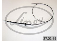 Pull cable, parking brake