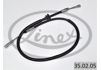 Pull cable, parking brake