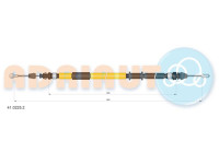 Pull cable, parking brake