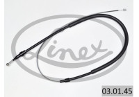 Pull cable, parking brake