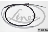 Pull cable, parking brake