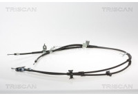 Traction cable, parking brake 8140 161204 zz.Triscan
