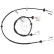 Traction cable, parking brake K10079 ABS