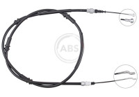 Traction cable, parking brake K10109 ABS