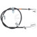 Traction cable, parking brake K10209 ABS