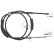Traction cable, parking brake K10250 ABS
