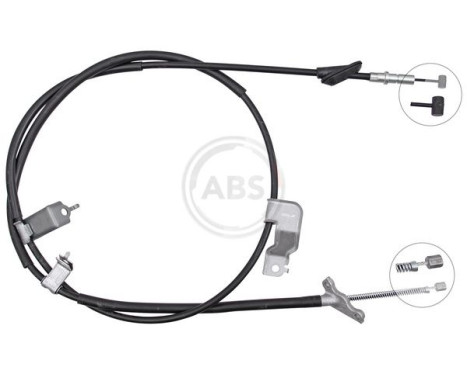 Traction cable, parking brake K19128 ABS