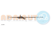 Traction cable, parking brake