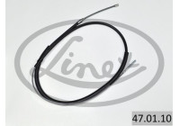 Traction cable, parking brake