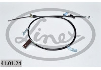 Traction cable, parking brake