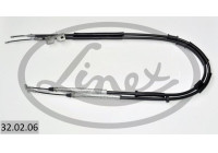 Traction cable, parking brake