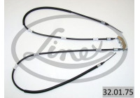 Traction cable, parking brake