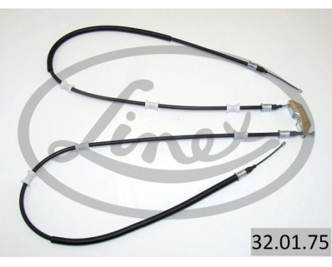 Traction cable, parking brake
