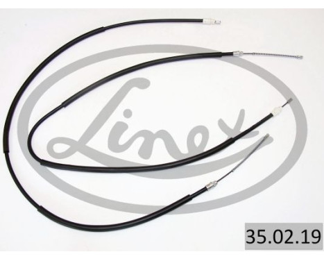 Traction cable, parking brake