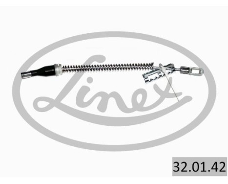 Traction cable, parking brake