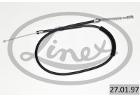 Traction cable, parking brake