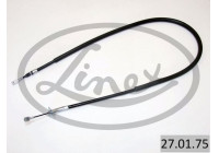 Traction cable, parking brake