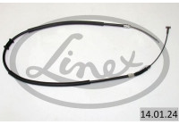 Traction cable, parking brake