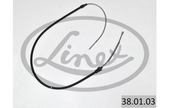 Traction cable, parking brake