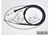 Traction cable, parking brake